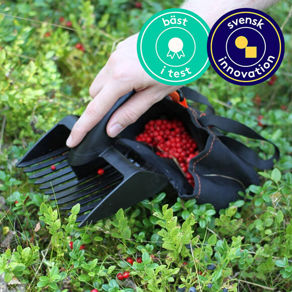 Hopfällbar bärplockare
