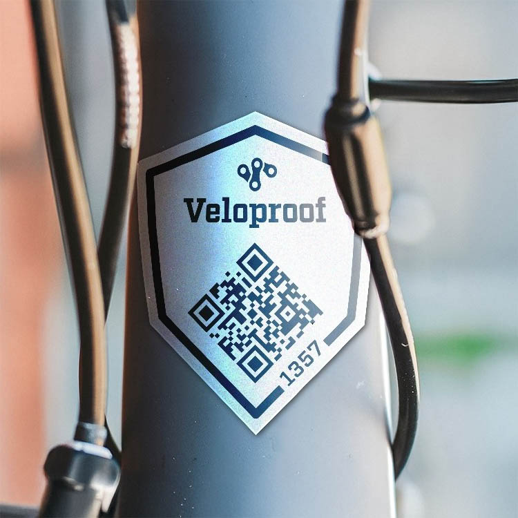 Stöldskyddsmärkning till cykel, Veloproof