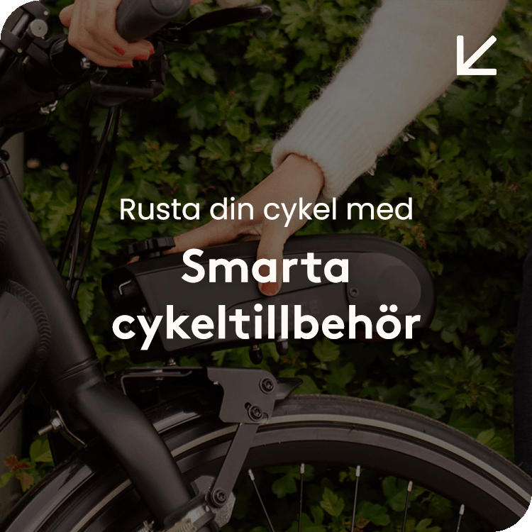 Smarta och säkra tillbehör till cykeln