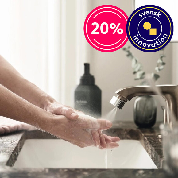 Vattensparande munstycke till kranen