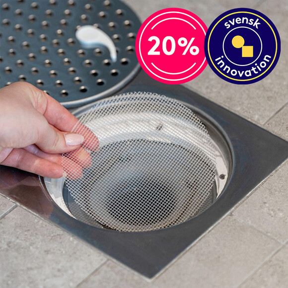 Hårfälla med golvbrunnsverktyg