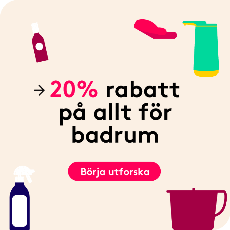 20% på allt för badrum