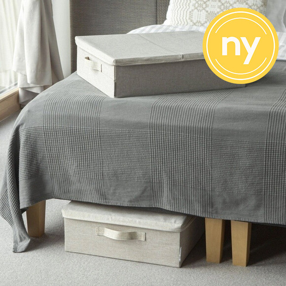 Låda under sängen, Hård kant, BIGSO UNDER BED, 46 x 55 x H 16 cm