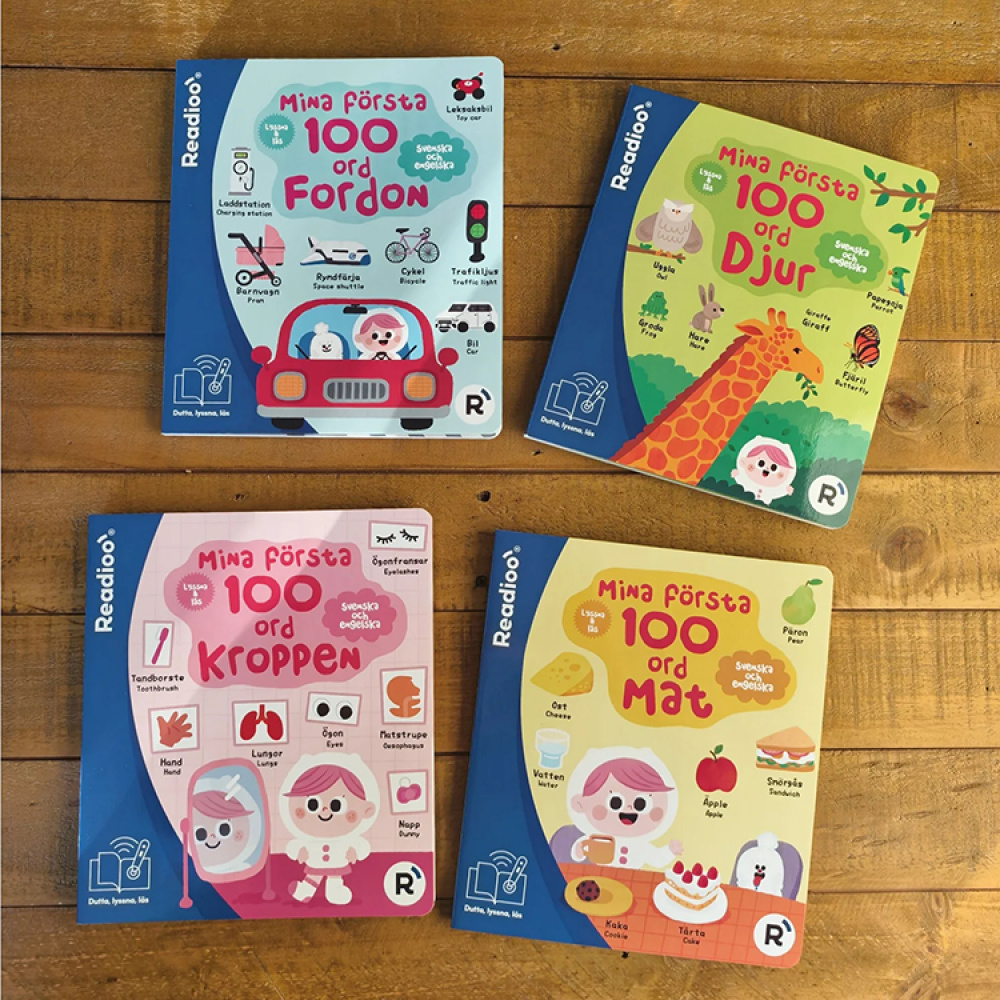 Bok till läspennan Readioo: Mina 100 första ord