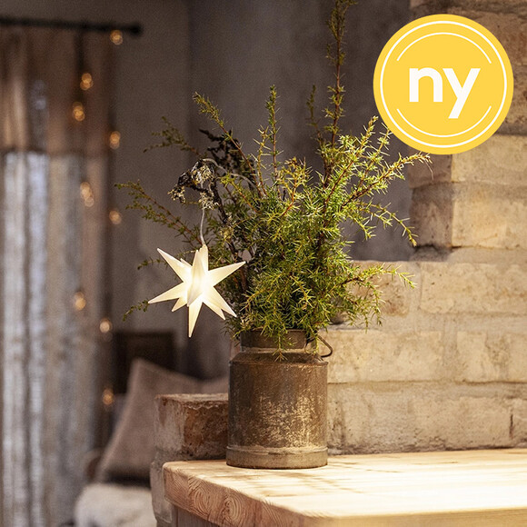 Batteridriven mini 3D-stjärna