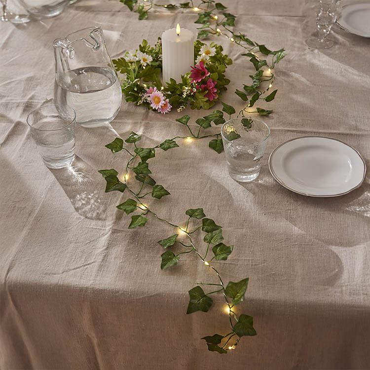 Batteridriven ljusslinga med murgr&ouml;na