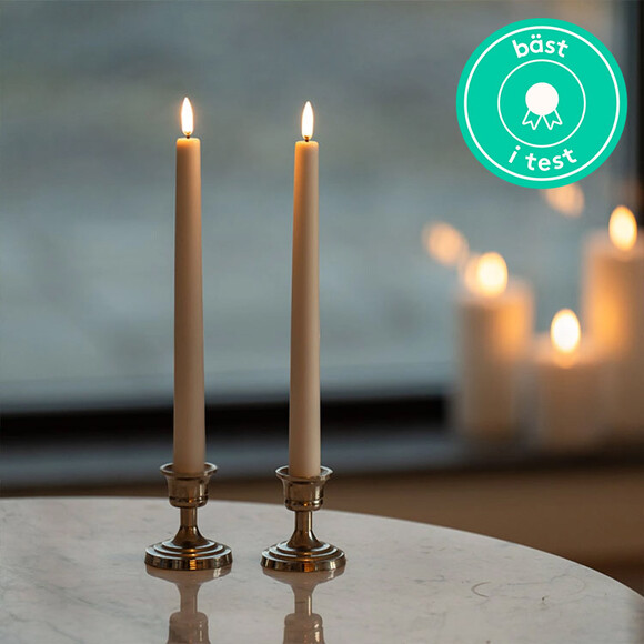 Premium LED antikljus 2-pack