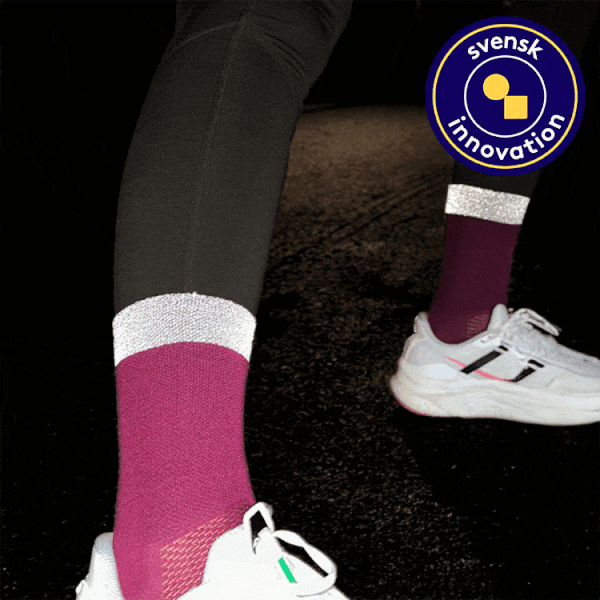 Löparstrumpor med reflex Löparstrumpor med reflex