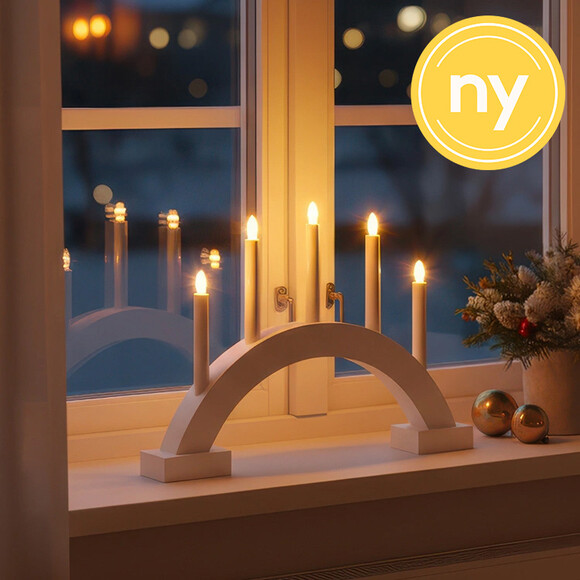 Batteridriven adventsljusstake