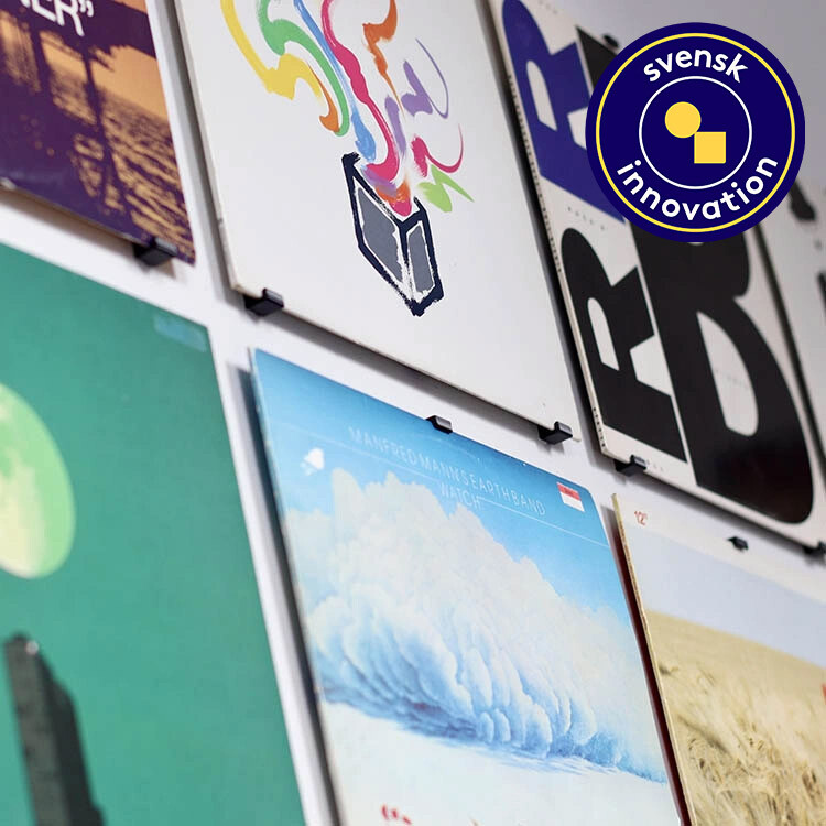 Självhäftande LP-krokar 6-pack Självhäftande LP-krokar 6-pack