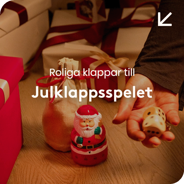 Allt f&ouml;r julklappsspelet