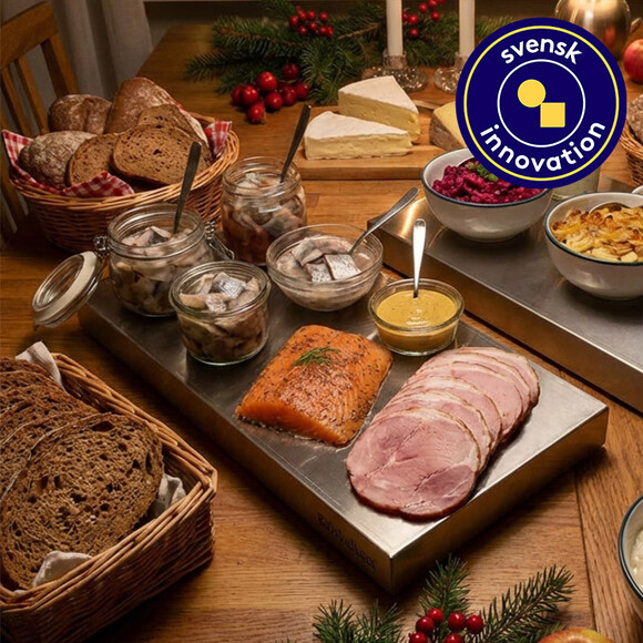 Kylbricka i rostfri pl&aring;t