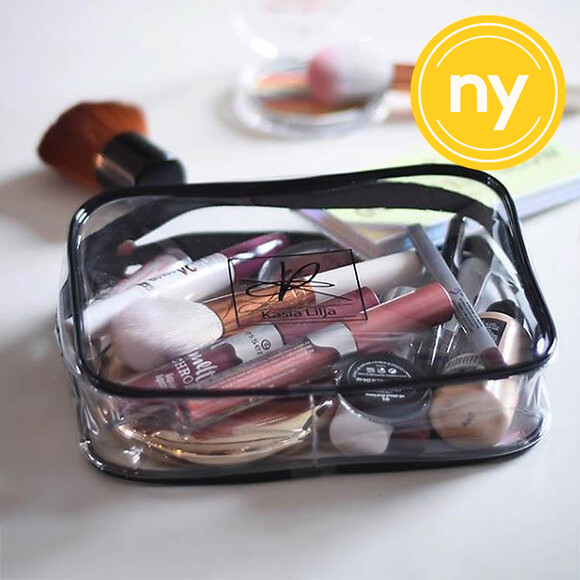 Genomskinliga necess&auml;rer 3-pack