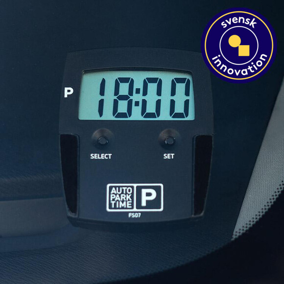 Automatisk P-skiva Autoparktime, Modell 3