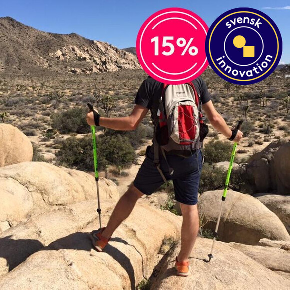 Tr&auml;ningsstavar med fj&auml;dring