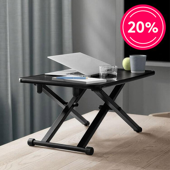 H&ouml;j- och s&auml;nkbart skrivbord till bordet