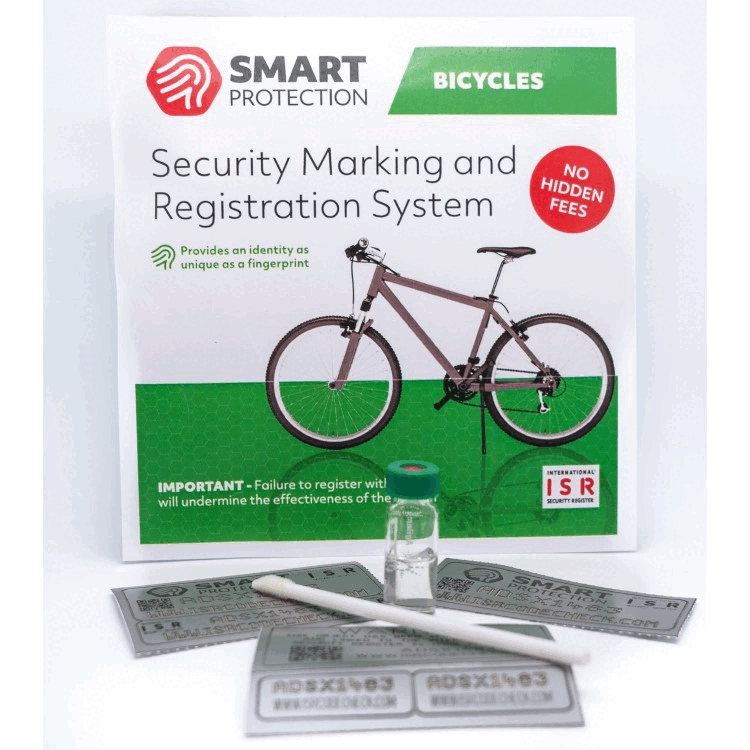 DNA-m&auml;rkning till cykel