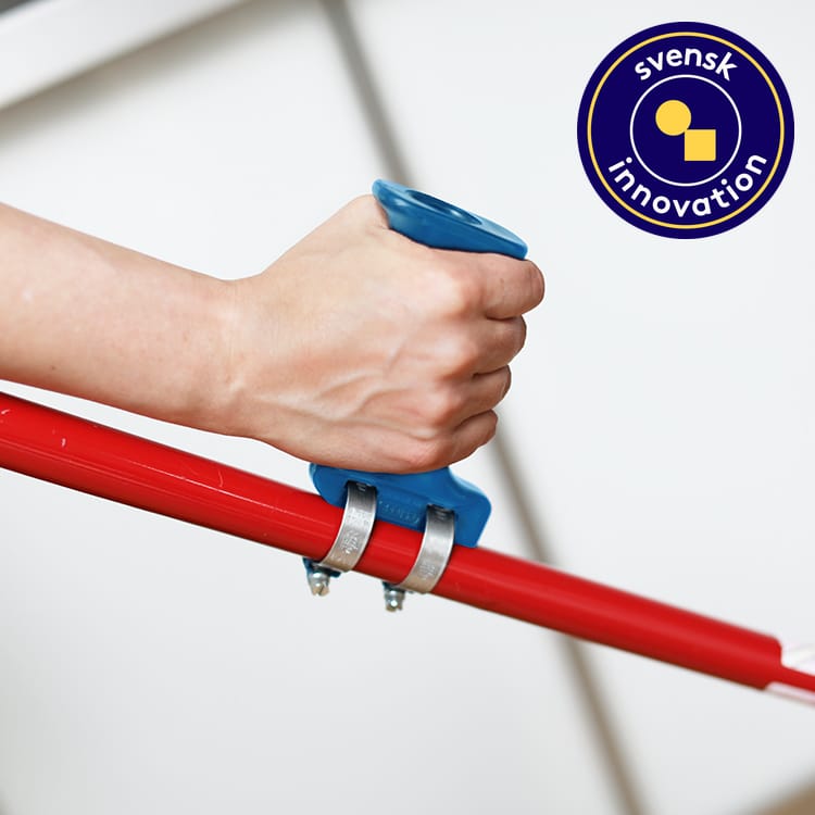 Ergonomiskt handtag till redskap