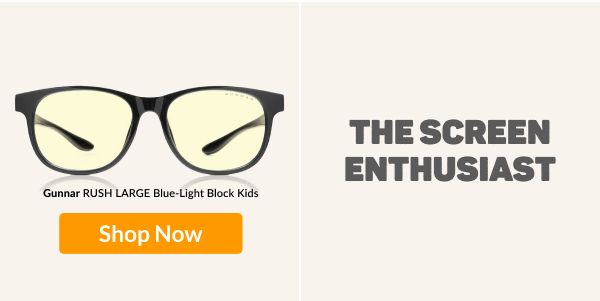 Gunnar RUSH LARGE Blue-Light Block Kids