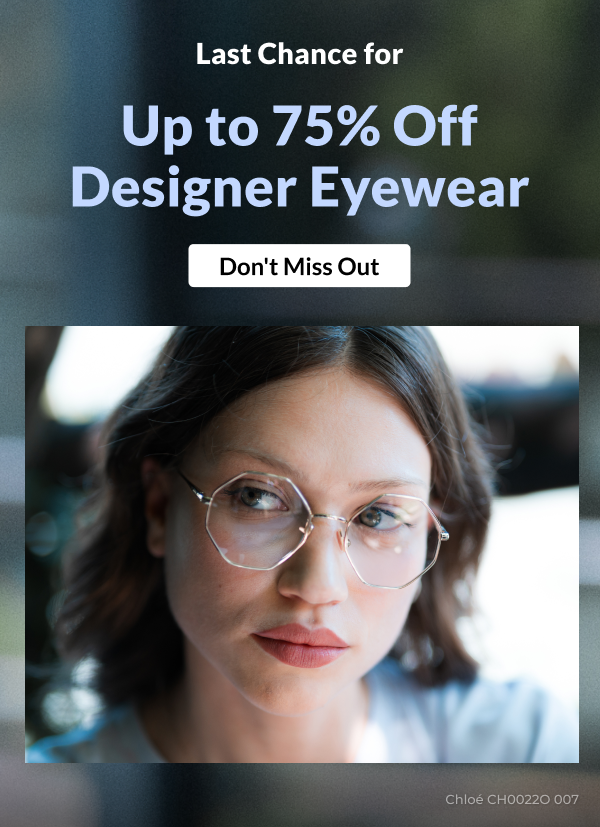 Up to 75% off designer eyewear