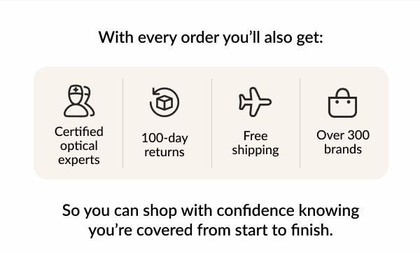 Additional perks when shopping with us