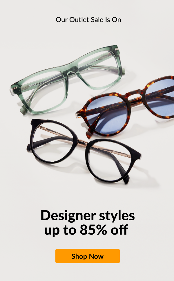 Up to 85% off designer styles