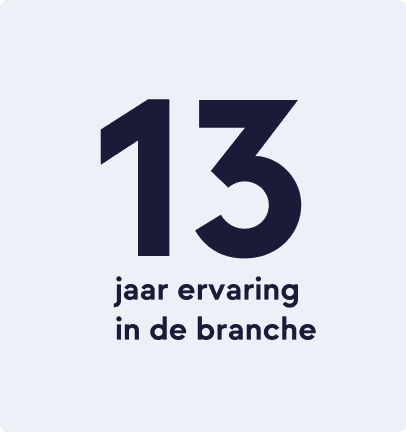 13 jaar ervaring 