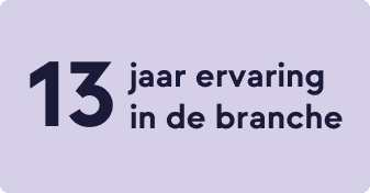 13 jaar ervaring