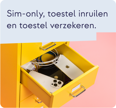 services als sim-only, telefoonverzekering en toestel inruilen