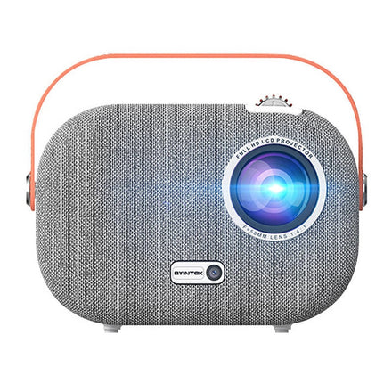 Мини безжичен проектор BYINTEK K16Pro, 1920x1080 (Full HD), 4K (с кабел), Bluetooth 5.0, 65W