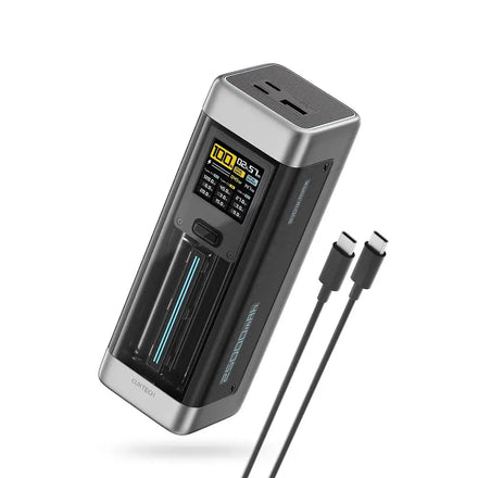 CUKTECH 210W 25000mAh Преносима батерия Powerbank P+Series 2C1A NO.20 Черен цвят