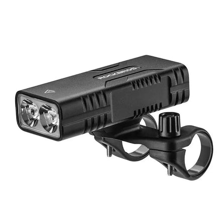 Предна светлина Rockbros 24310002001, 850lm, с функция за преносима батерия, 10000mAh + USB-C - USB-A кабел, черни