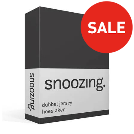 Snoozing Dubbel Jersey Antraciet