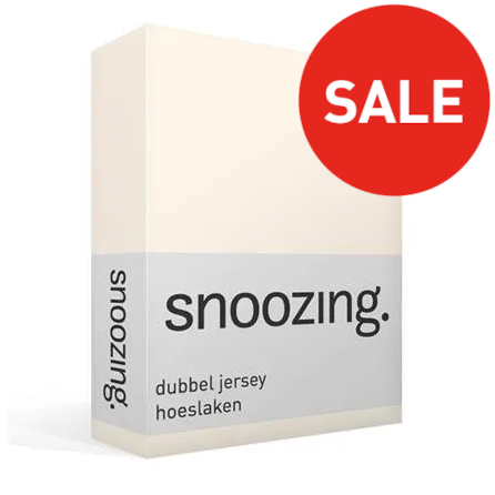 Snoozing Dubbel Jersey Ivoor