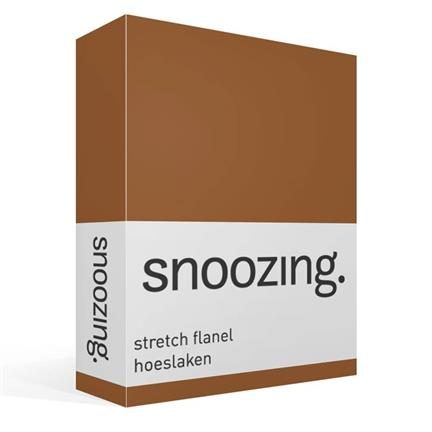 Snoozing stretch flanel hoeslaken