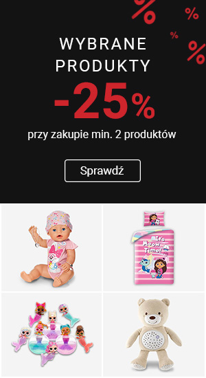 Wybrane produkty -25% przy zakupie min. 2 produktów