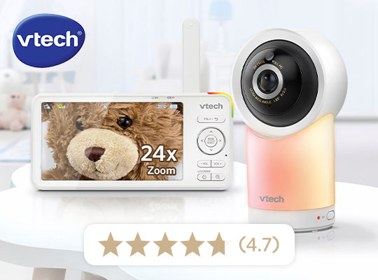 VTech RM5766HD 5 Inch Smart WiFi Video Baby Monitor