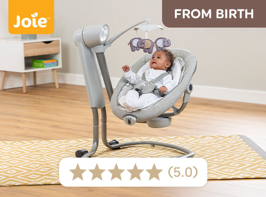 Joie Serina Swivel Baby Swing Elephant Duo