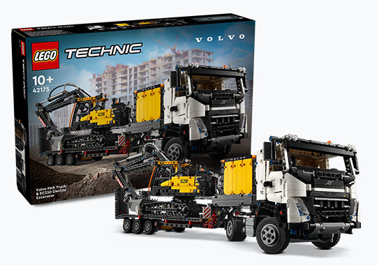 LEGO Technic 42175 Volvo FMX Truck & EC230 Electric Excavator Set