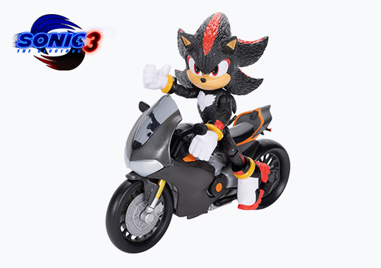 Sonic the Hedgehog 3 12cm Shadow and Motorcycle Playset