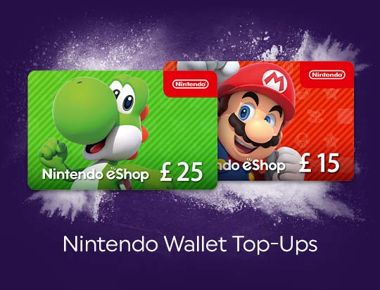 Nintendo Wallet Top-Ups