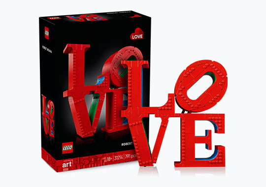 LEGO Art 31214 LOVE Sculpture Set for Adults