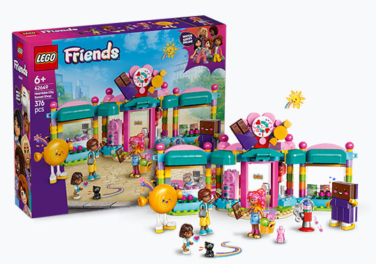 LEGO Friends 42649 Heartlake City Sweet Shop Set