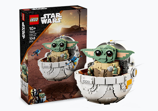 LEGO Star Wars 75403 Grogu with Hover Pram Set