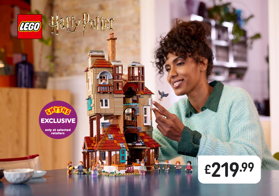 LEGO Harry Potter 76437 The Burrow Collectors Edition Set for Adults