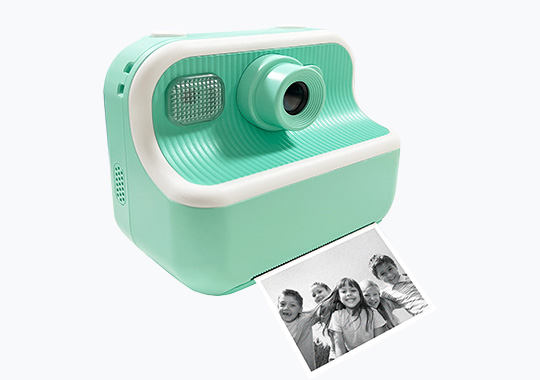 Instant Print Camera in Mint Green