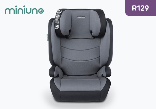 miniuno WhiziieFix R129 ISOFix Car Seat 100 to 150cm