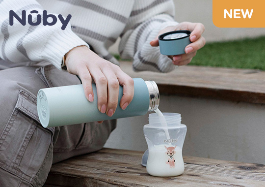 Nuby RapidCool Feeding Kit in Blue 