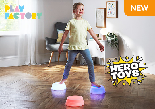 Play Factory Light Up Stepping Stones 3 Pack