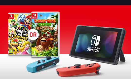 Nintendo Switch Neon & Select Game Bundle